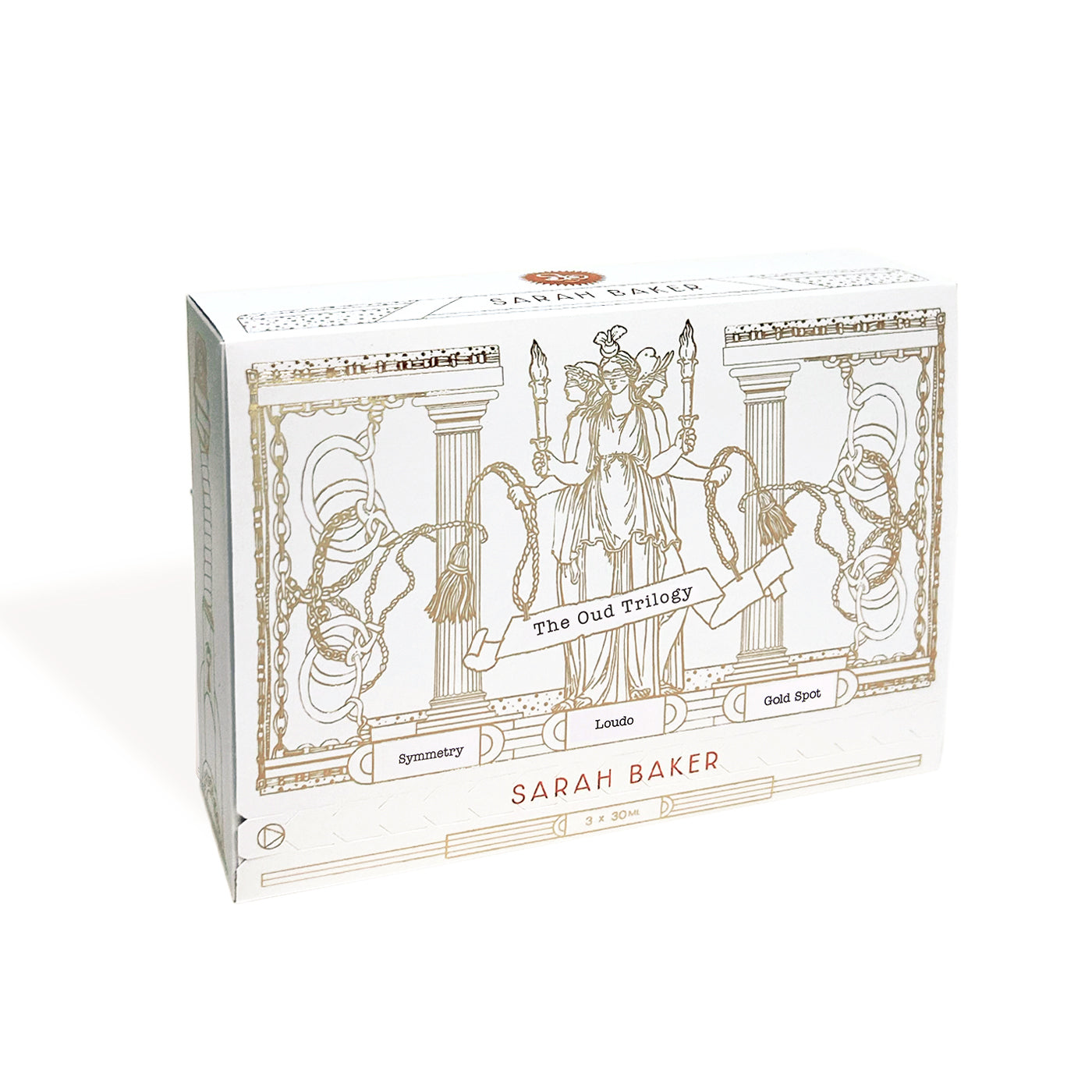 Sarah Baker Oud Trilogy coffret parfum oud naturel