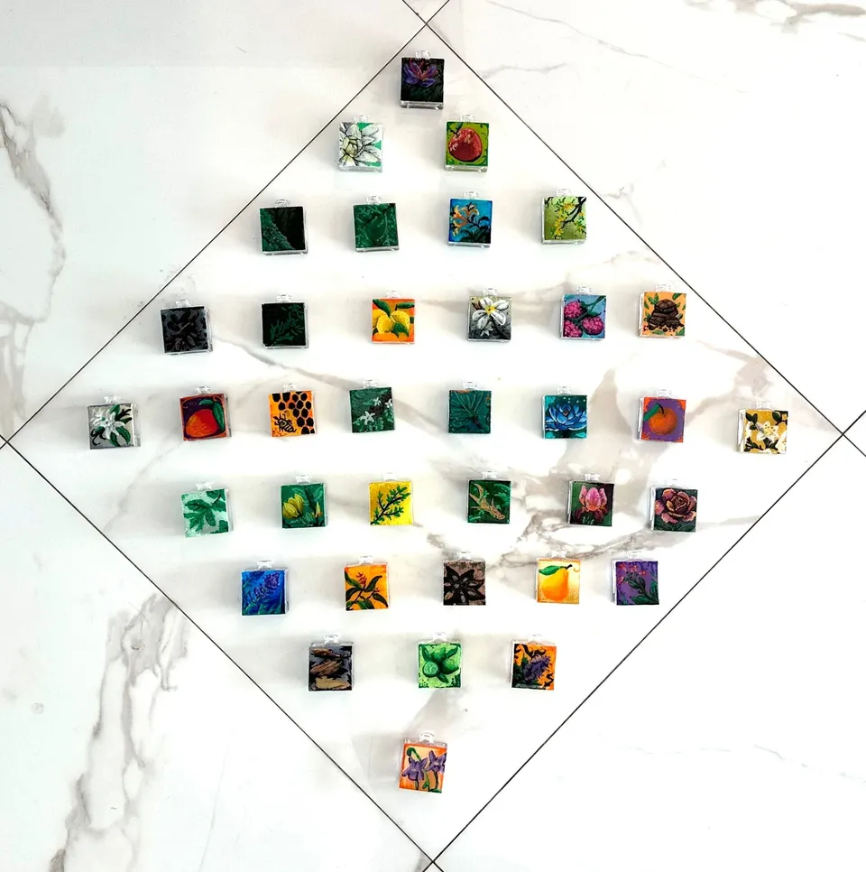 Lost Tribe Art Series 1 parfum 1ml iris menthe