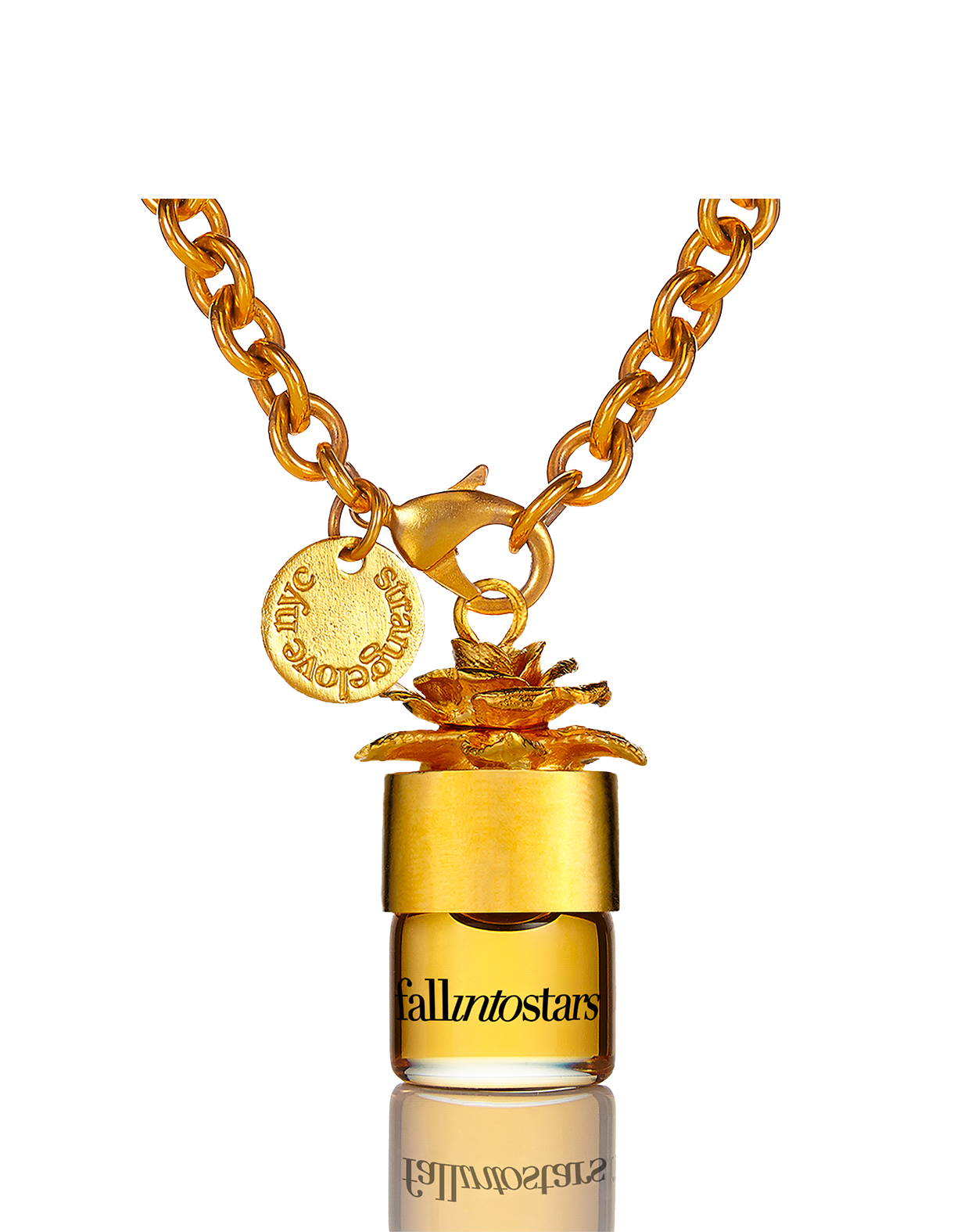 Strangelove NYC Fall into Stars collier huile parfum 24"