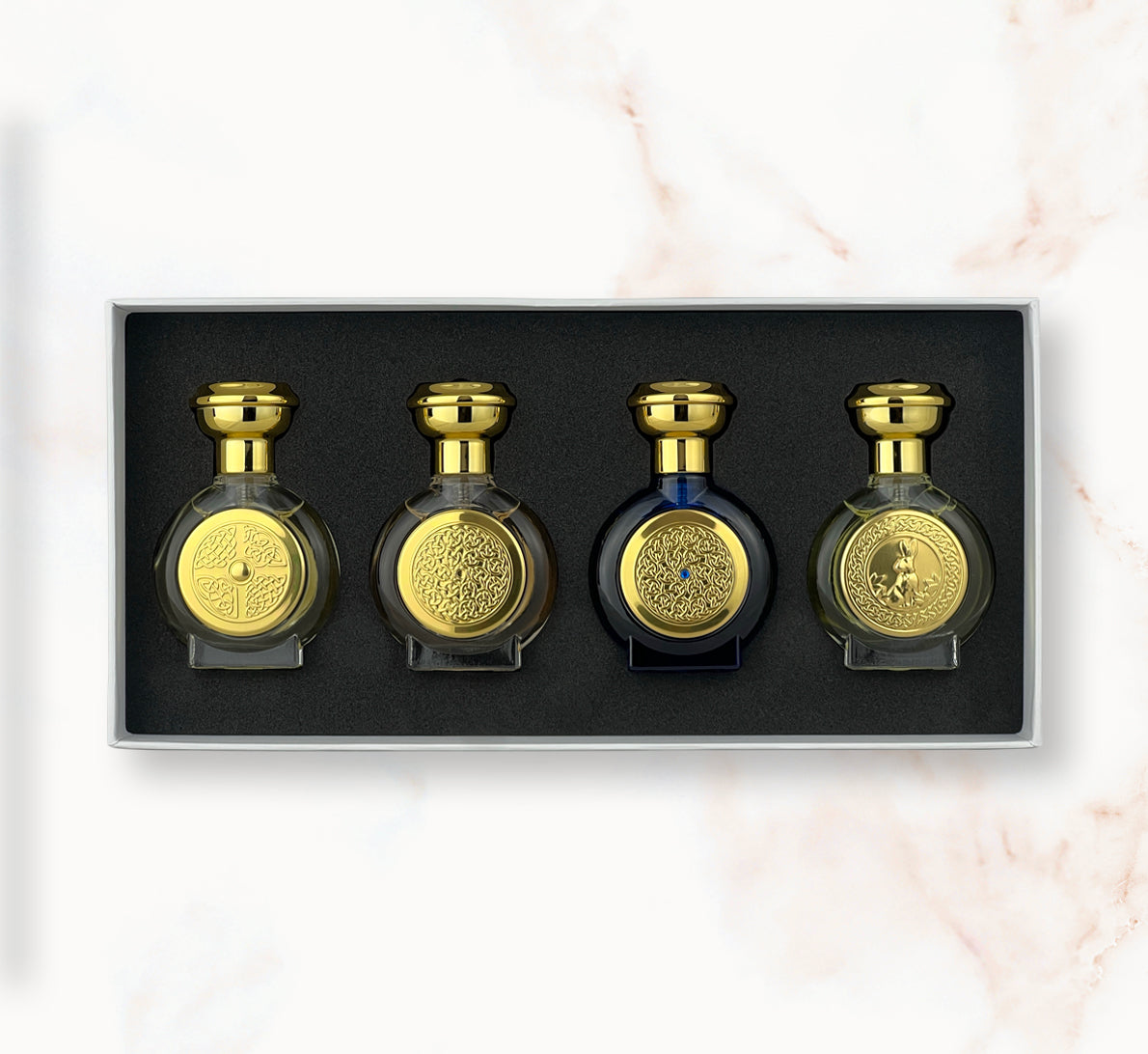 Boadicea Coffret Ambre parfum 10ml 4 pièces