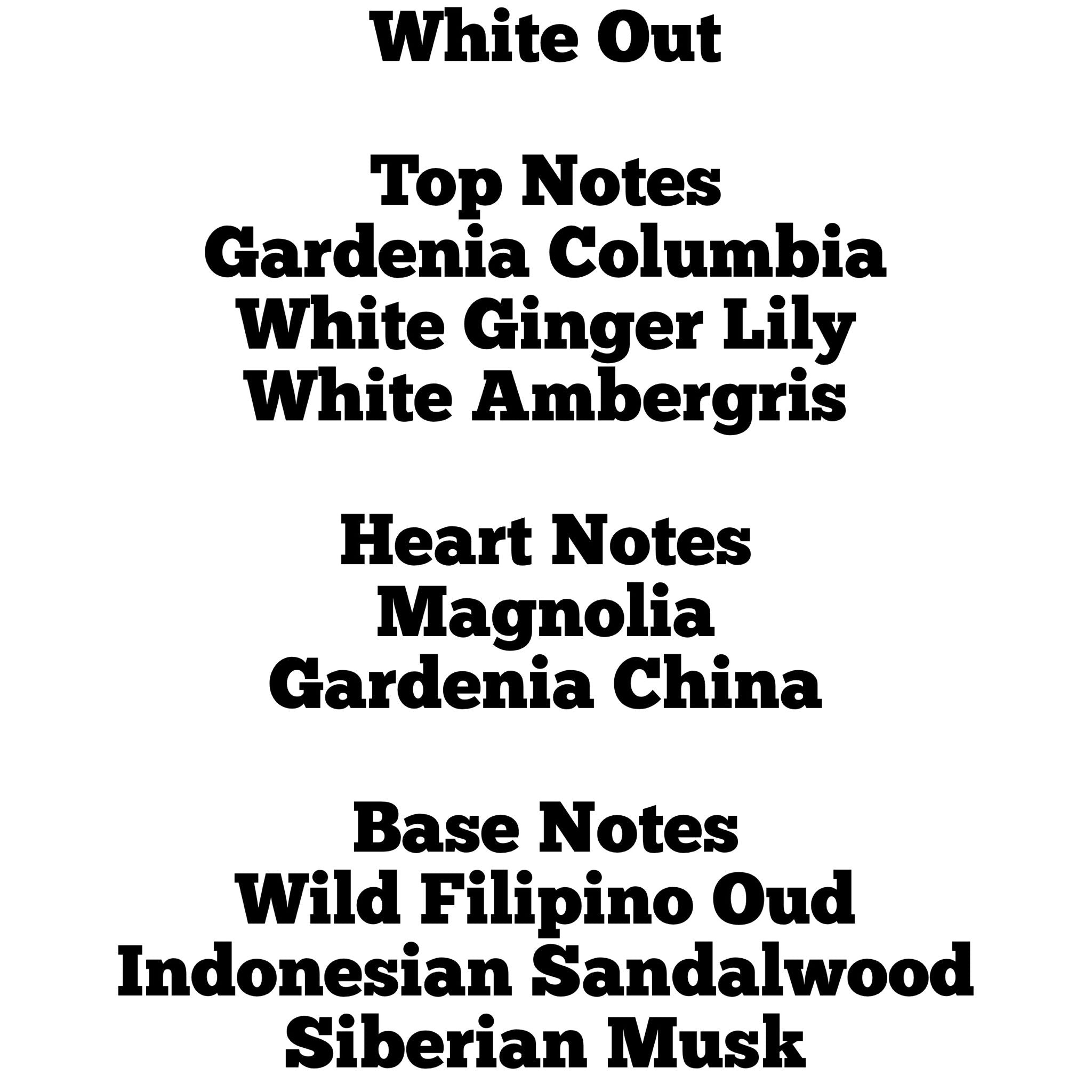 Lost Tribe White Out v2 extrait de parfum gardénia 15ml