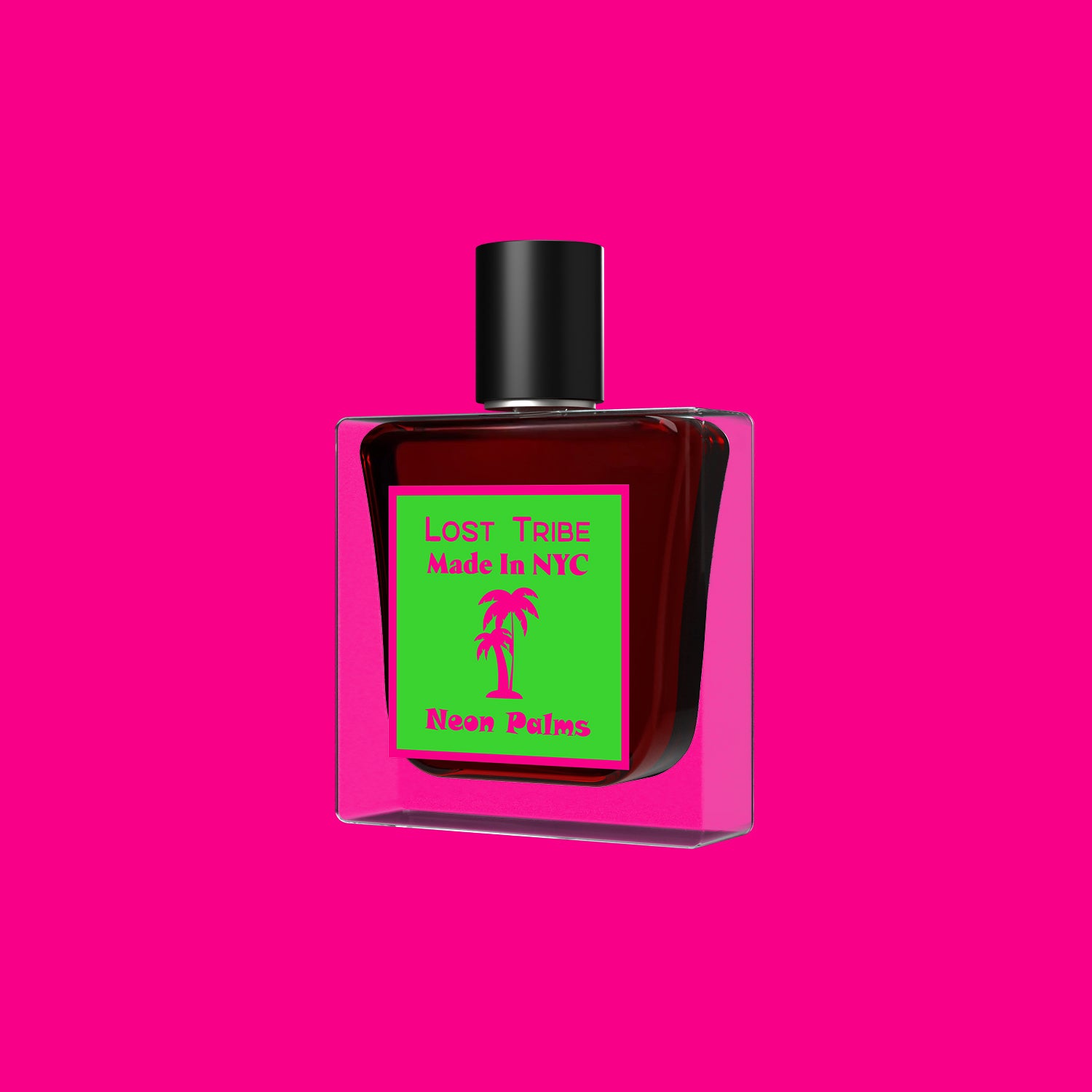 Lost Tribe Neon Palms extrait de parfum 30ml flacon cube tropical