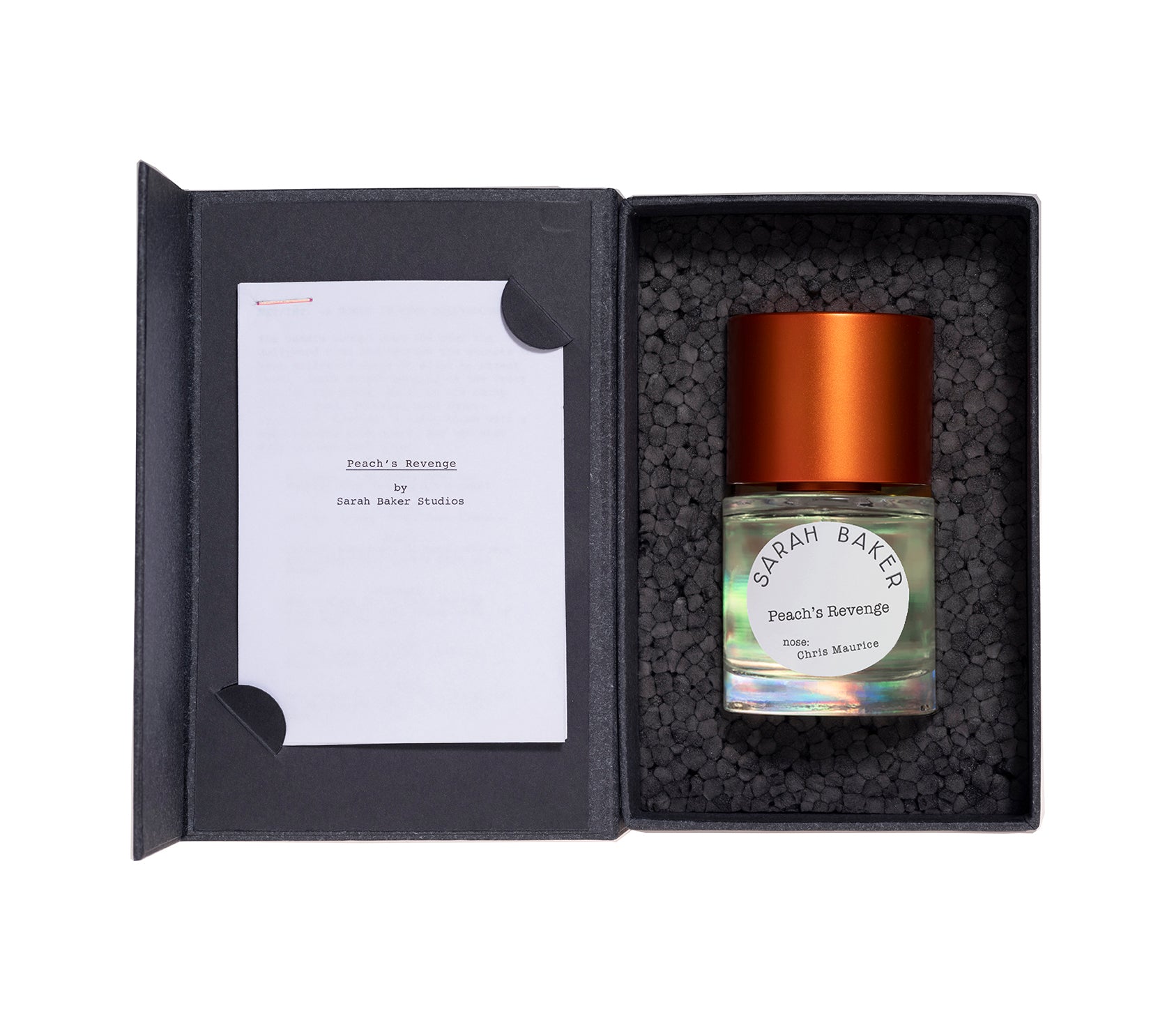 Sarah Baker Peach's Revenge extrait de parfum pêche juteuse