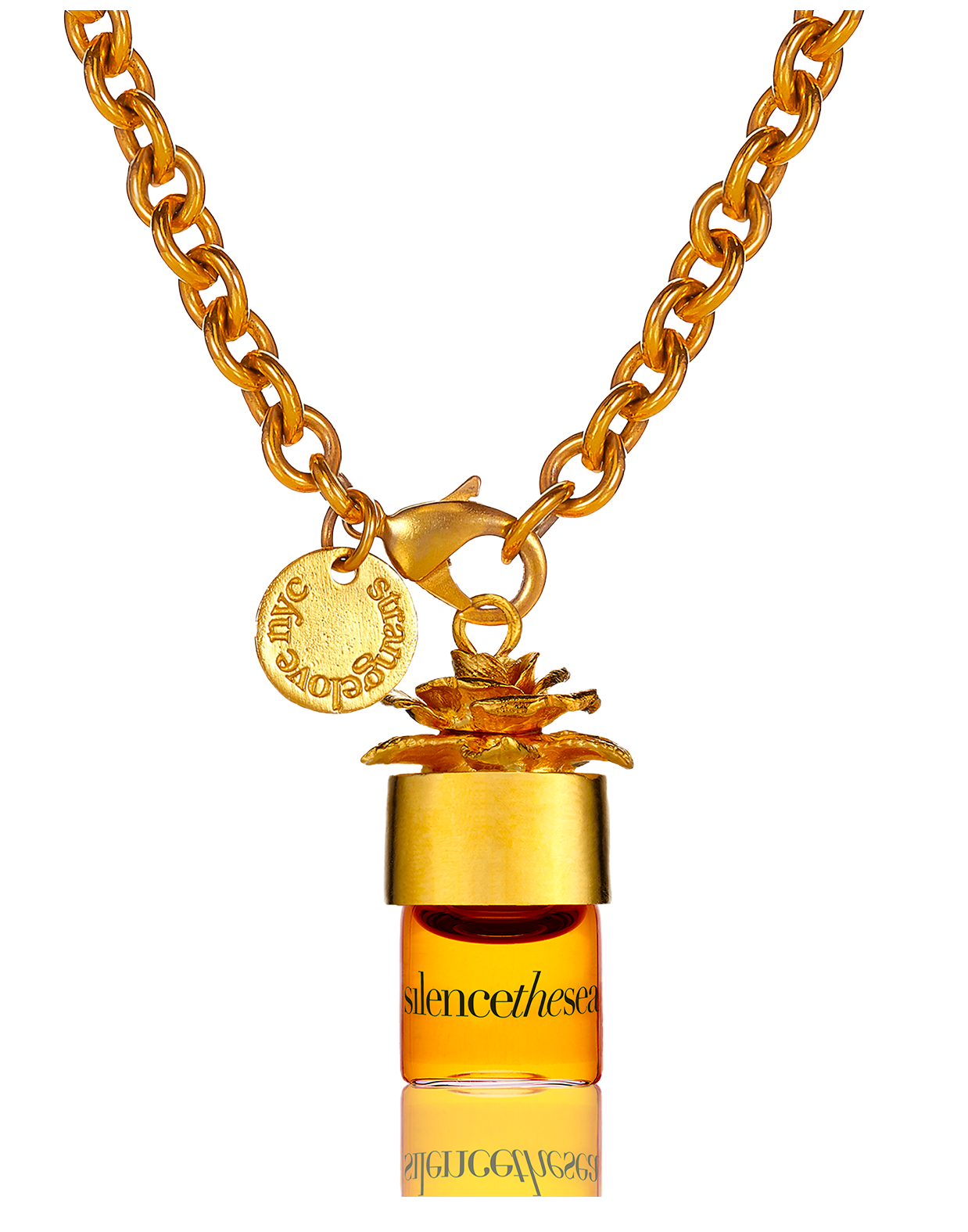 Strangelove NYC Silence The Sea collier huile de parfum 24" marin