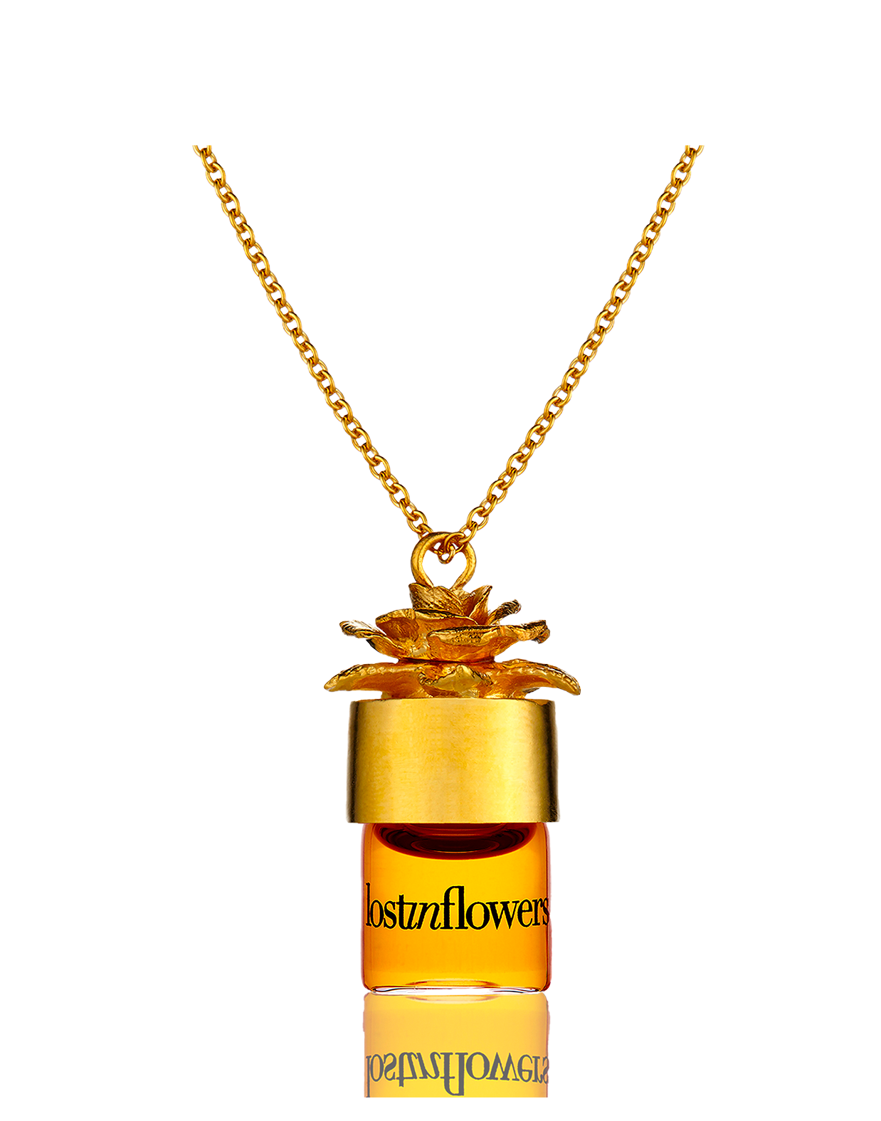 Strangelove NYC Lost in Flowers collier huile parfum 24"