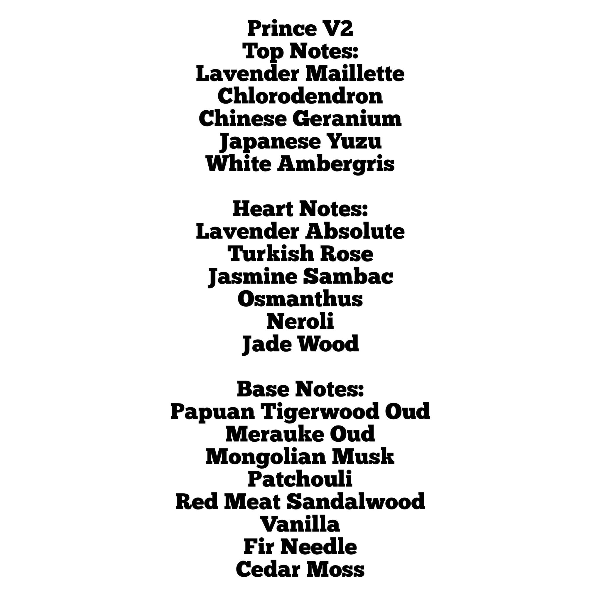 Lost Tribe Perfumes Prince v2 extrait de parfum 1 ml oud
