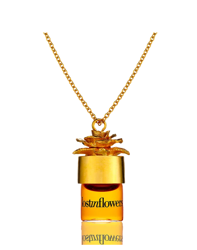 Strangelove NYC Lost in Flowers collier huile parfum 24"