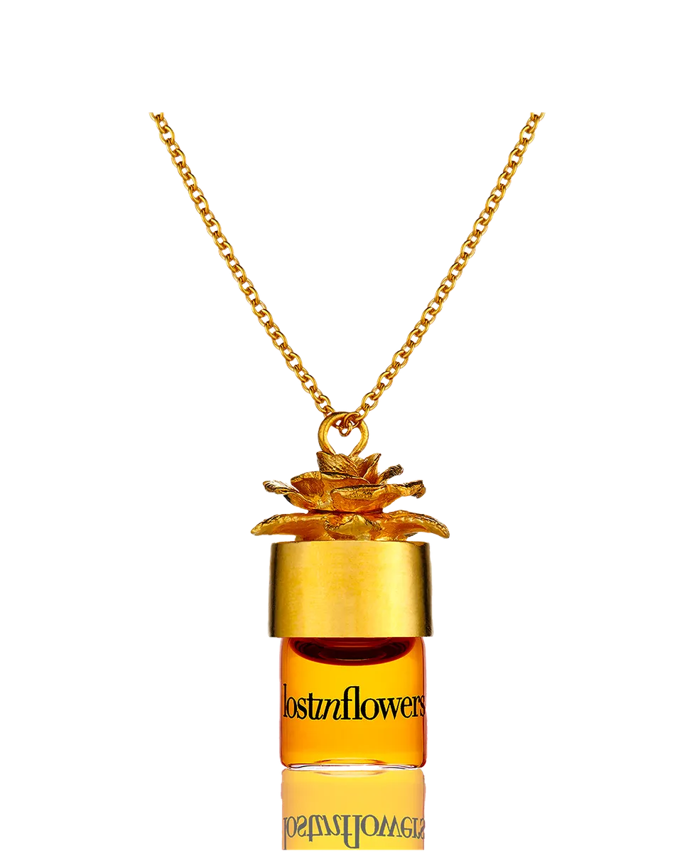Strangelove NYC Lost in Flowers collier huile parfum 24"