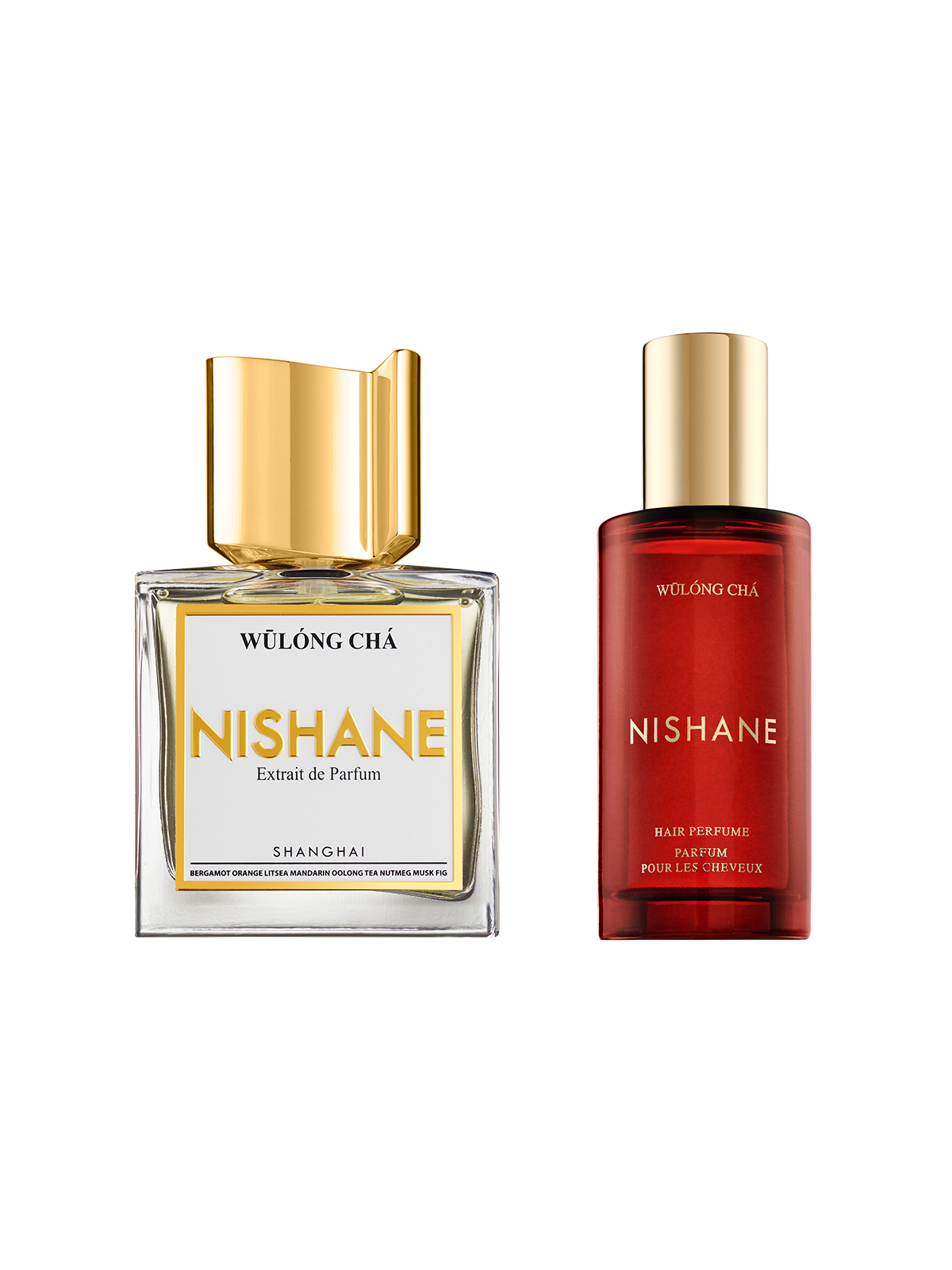 Nishane Wūlóng Chá coffret extrait de parfum thé
