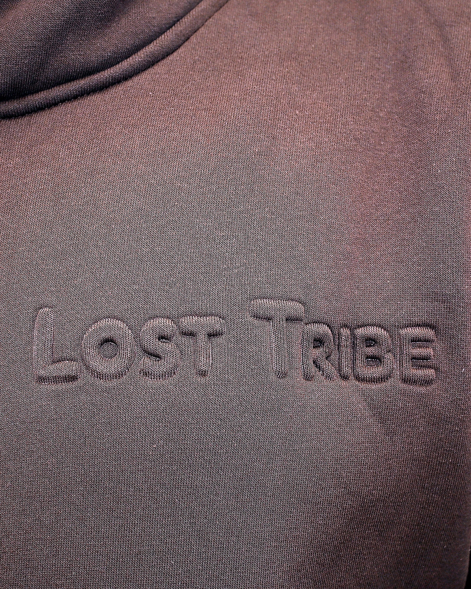 Lost Tribe Sweatshirt sweat Small marron coton lourd