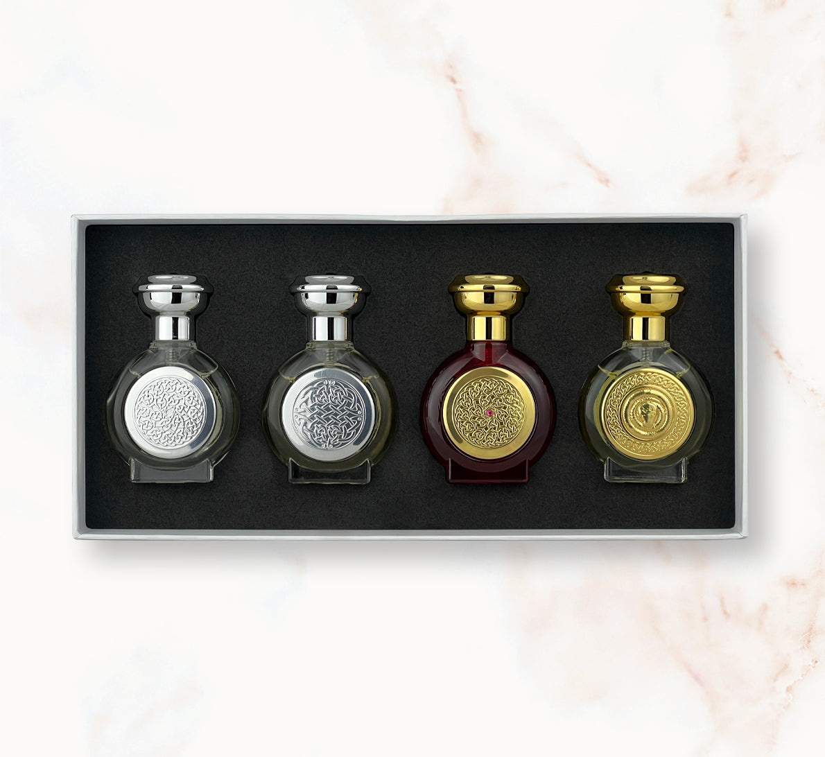Boadicea Gift Sets Leather coffret extrait 2ml cuir