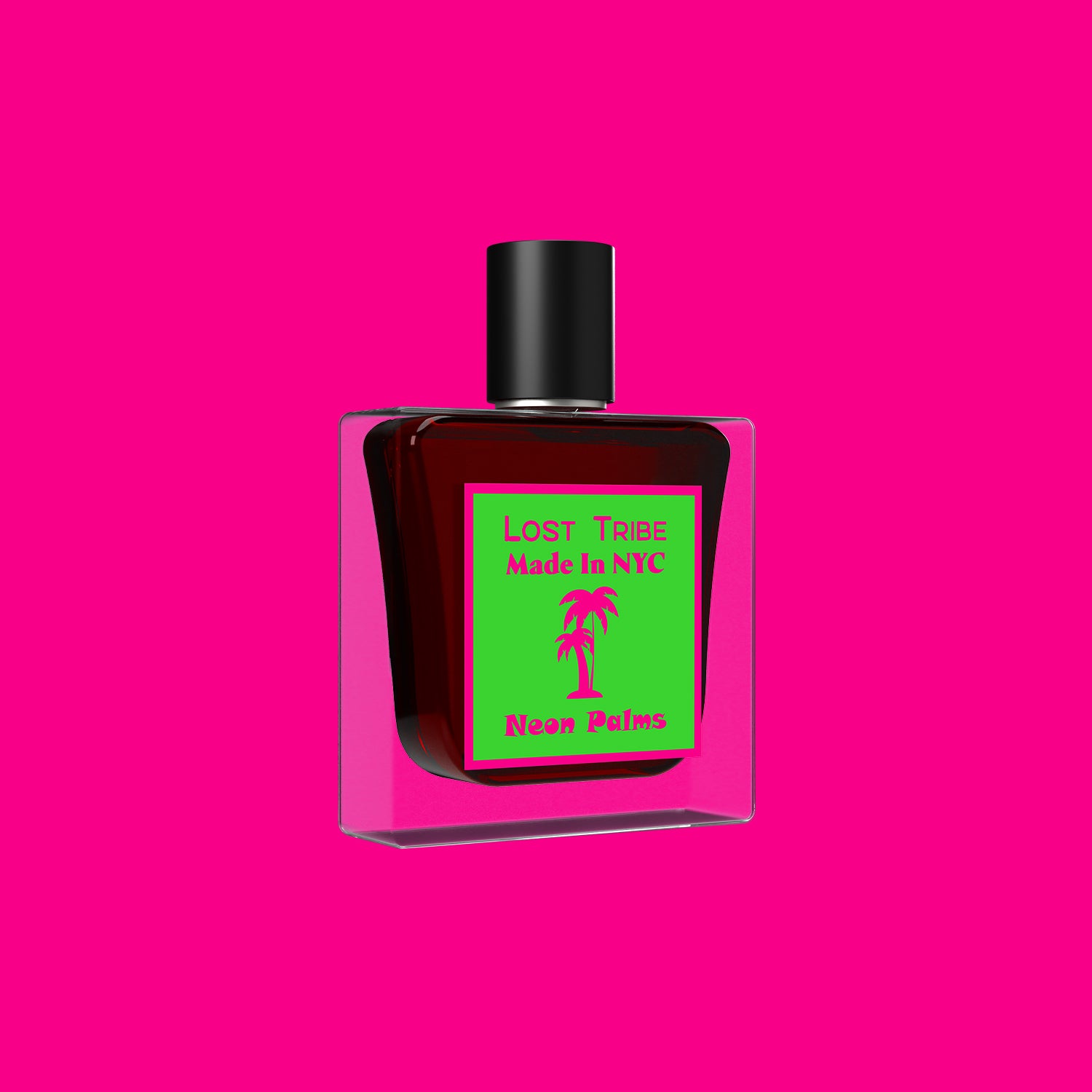 Lost Tribe Neon Palms extrait de parfum 30ml flacon cube tropical