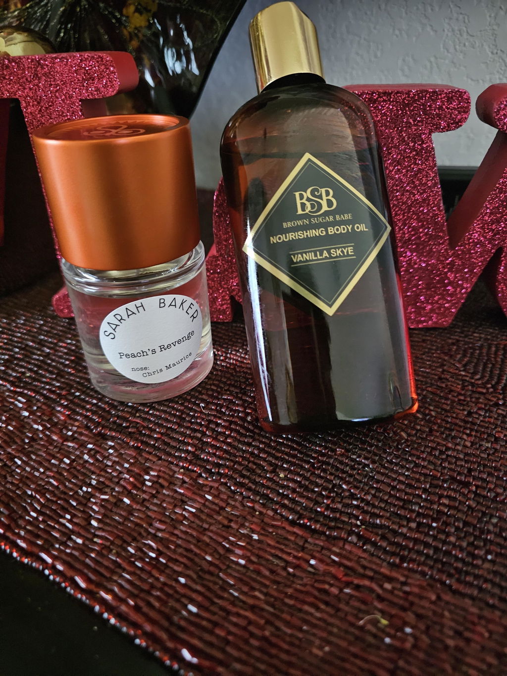 Sarah Baker Peach's Revenge extrait de parfum pêche juteuse