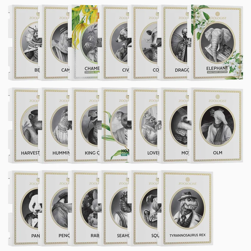 Zoologist Greatest Hits coffret échantillons 20 parfums découverte