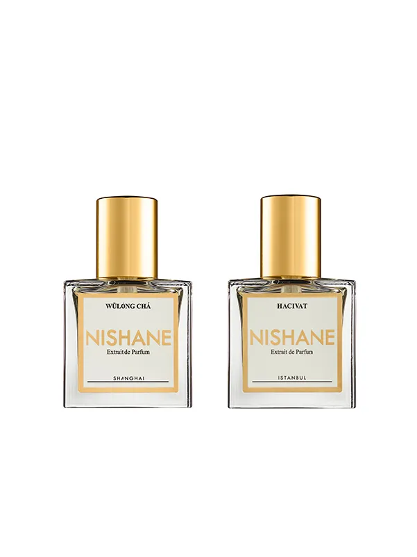 Nishane Wūlóng Chá Hacivat coffret travel set