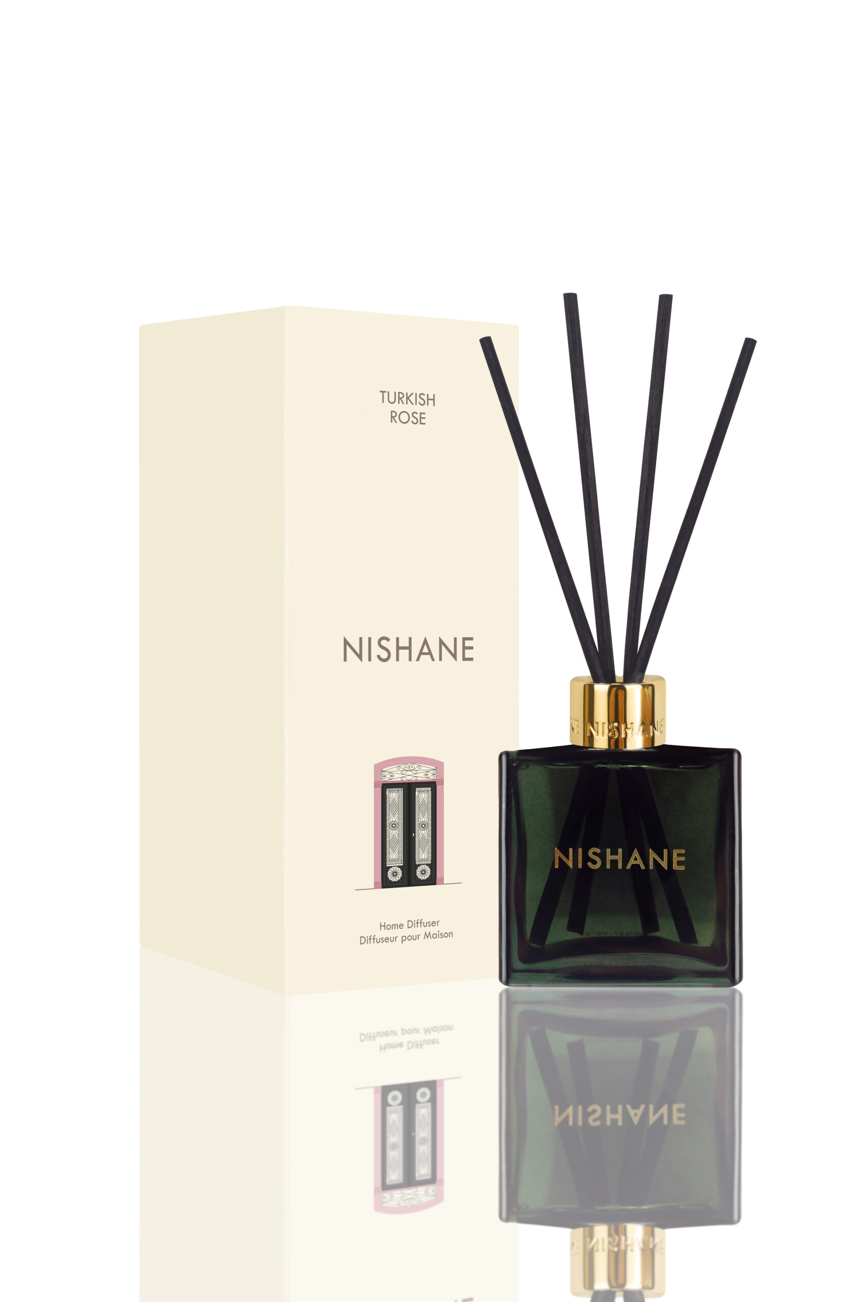 Nishane Turkish Rose diffuseur bâtonnets 200ml rose