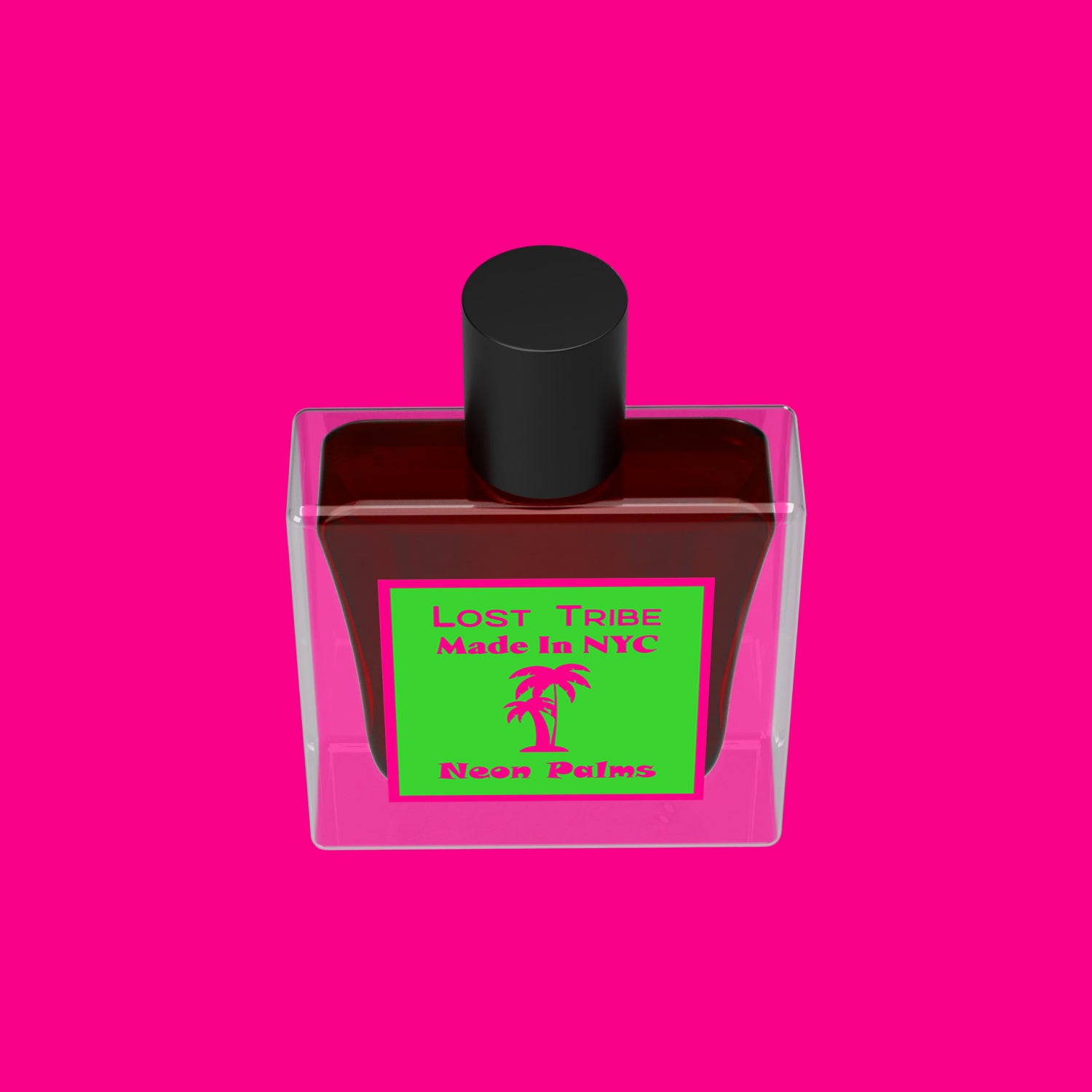 Lost Tribe Neon Palms extrait de parfum 30ml flacon cube tropical