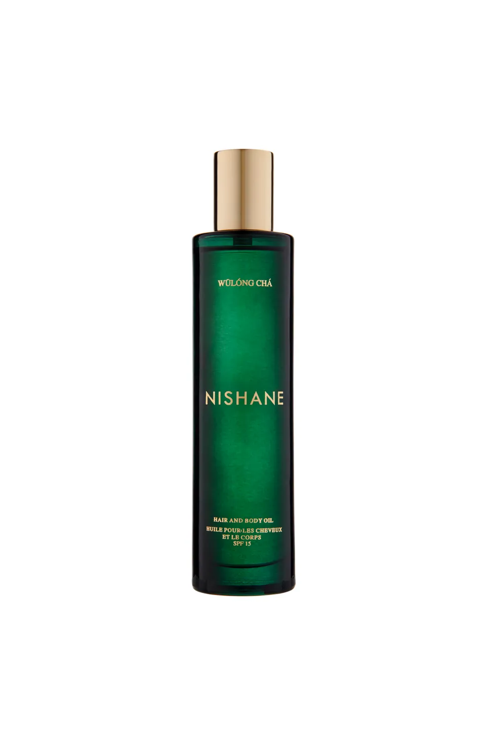 Nishane Wūlóng Chá huile cheveux et corps thé vert