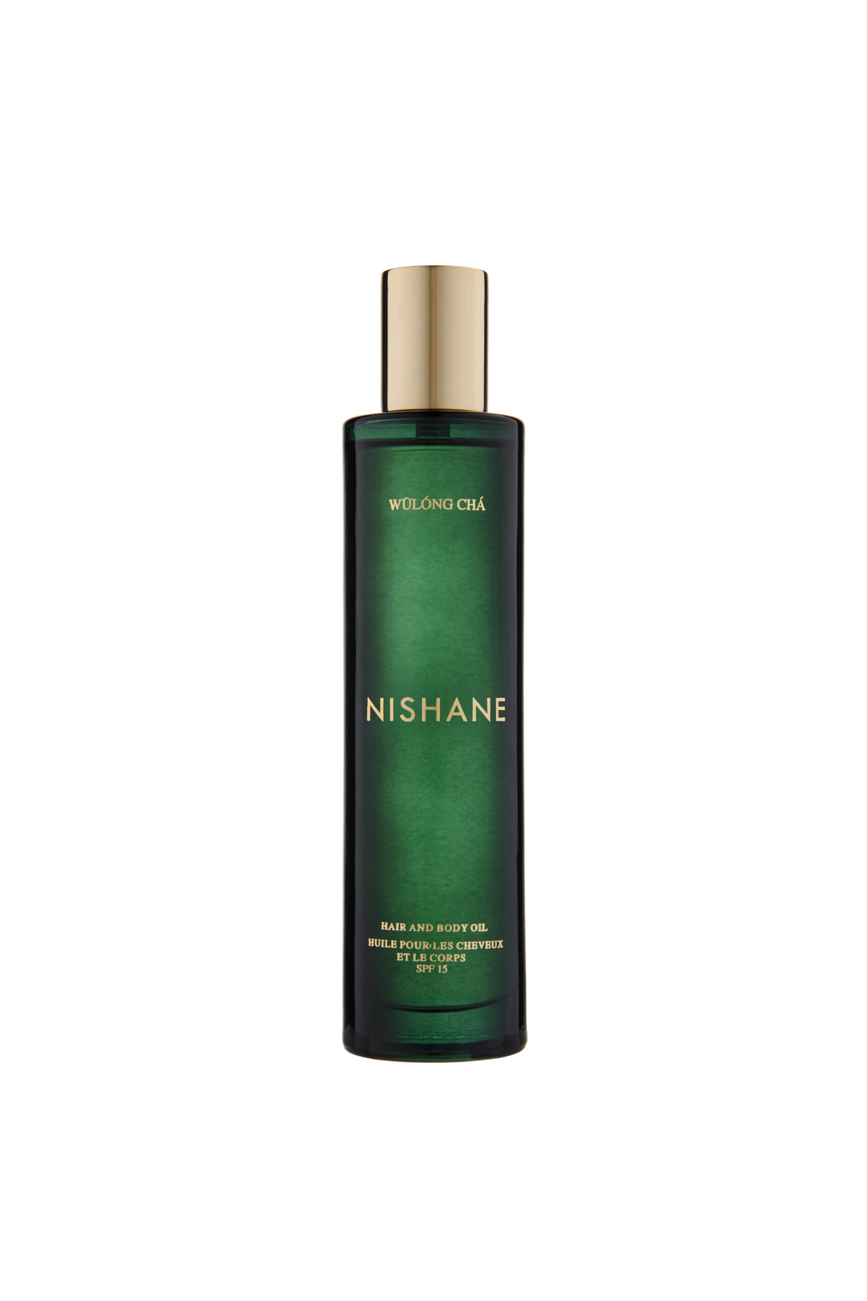Nishane Wūlóng Chá huile cheveux et corps thé vert